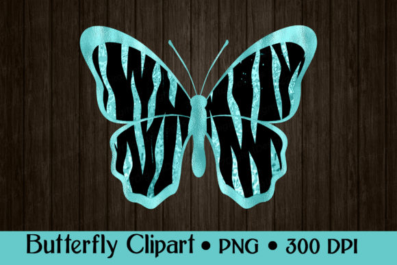 Download Butterfly Clipart Turquoise Glitter Foil - Premium Resources