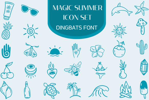 Download Magic Summer Icon Set - Summer icon set Collection